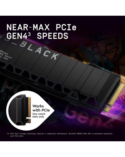 SSD накопитель WD Black SN850X 4TB (WDS400T2XHE)