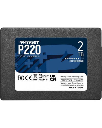 SSD накопичувач PATRIOT P220 2 TB (P220S2TB25)