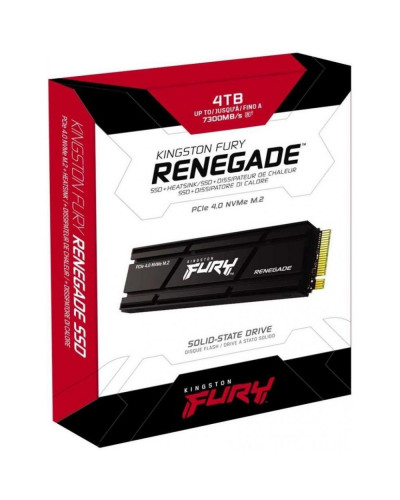 SSD накопичувач Kingston FURY Renegade 4 TB with Heatsink (SFYRDK/4000G)