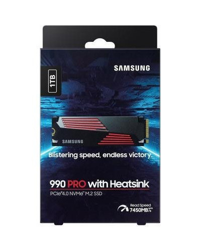 SSD накопичувач Samsung 990 PRO Heatsink 1TB (MZ-V9P1T0GW)