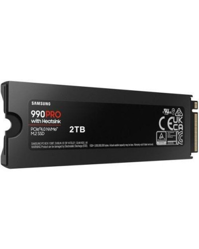 SSD накопичувач Samsung 990 PRO with Heatsink 2 TB (MZ-V9P2T0CW)