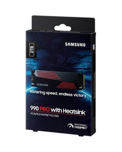 SSD накопичувач Samsung 990 PRO with Heatsink 2 TB (MZ-V9P2T0CW)