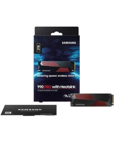 SSD накопичувач Samsung 990 PRO with Heatsink 2 TB (MZ-V9P2T0CW)