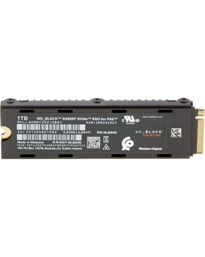 SSD накопитель WD Black SN850P для PS5 1 TB (WDBBYV0010BNC-WRSN)