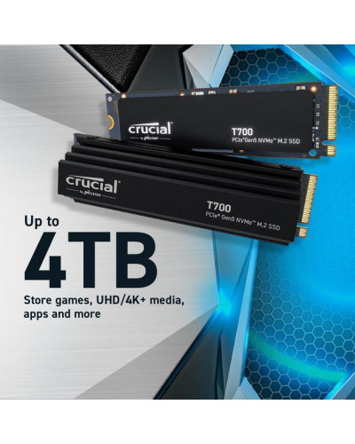 SSD накопичувач Crucial T700 4 TB with heatsink (CT4000t700SSD5)