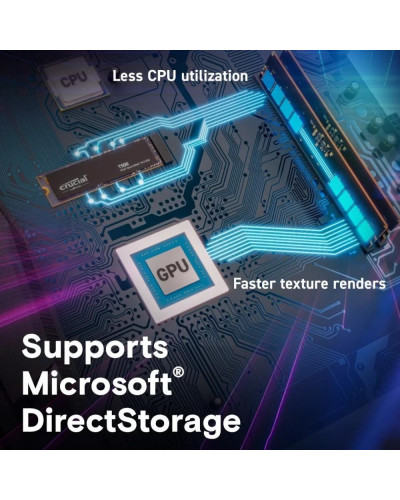SSD накопитель Crucial T500 4 TB (CT4000T500SSD3)