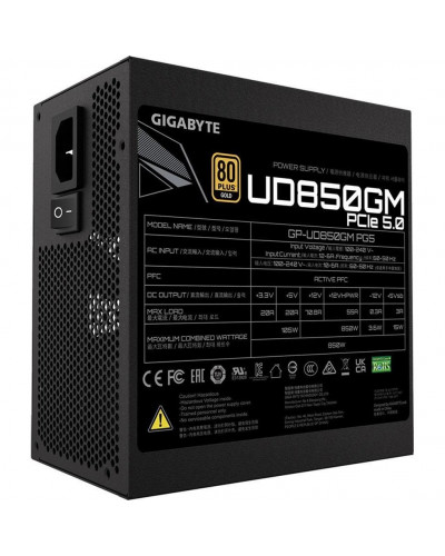 Блок живлення GIGABYTE UD850GM PG5 (GP-UD850GM PG5)