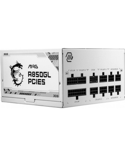 Блок живлення MSI MAG A850GL PCIE5 WHITE (4711377115391)