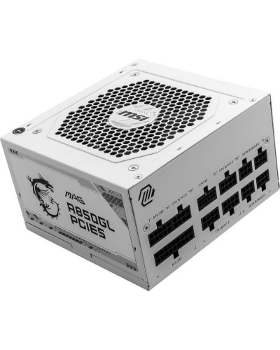 Блок живлення MSI MAG A850GL PCIE5 WHITE (4711377115391)