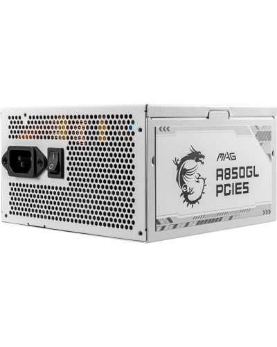 Блок живлення MSI MAG A850GL PCIE5 WHITE (4711377115391)