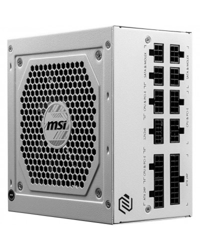 Блок живлення MSI MAG A850GL PCIE5 WHITE (4711377115391)
