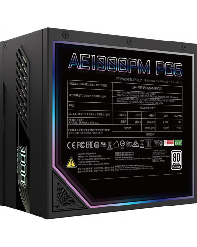 Блок живлення GIGABYTE AORUS ELITE P1000W PCIe 5.0 (GP-AE1000PM PG5)