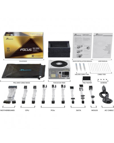 Блок живлення SeaSonic Focus GX 1000 White (4711173875802)