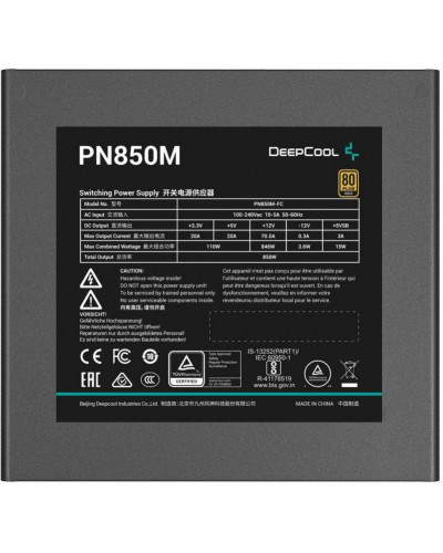 Блок живлення Deepcool PN850M (R-PN850M-FC0B)