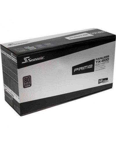 Блок питания SeaSonic Prime 600 Titanium Fanless 600W (SSR-600TL)