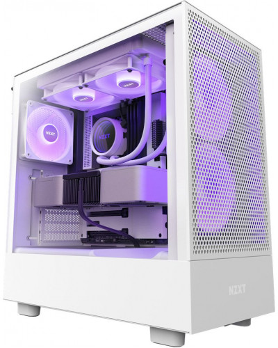 Корпус NZXT H5 Flow RGB White (CC-H51FW-R1)