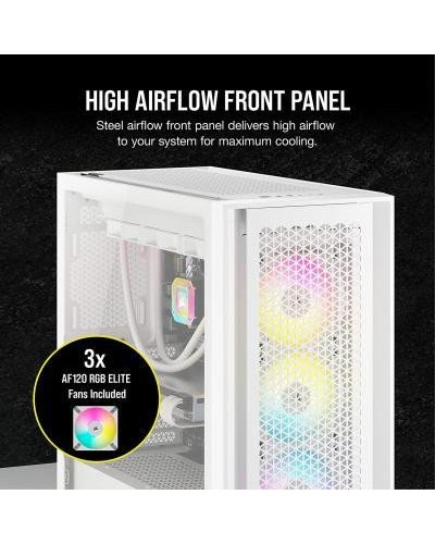 Корпус Corsair iCUE 5000D RGB Airflow White (CC-9011243-WW)