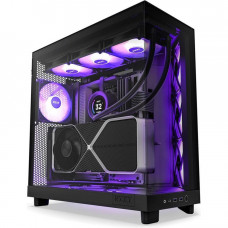 Корпус NZXT H6 FLOW RGB ALL Black (CC-H61FB-R1)