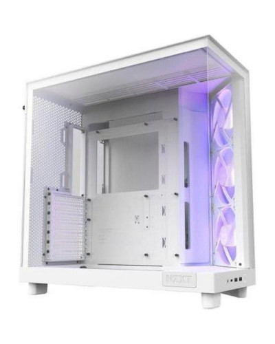 Корпус NZXT H6 Flow RGB Matte White (CC-H61FW-R1)