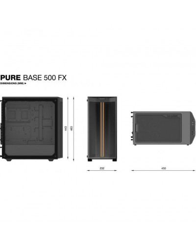 Корпус be quiet! Pure Base 500 FX Black (BGW43)