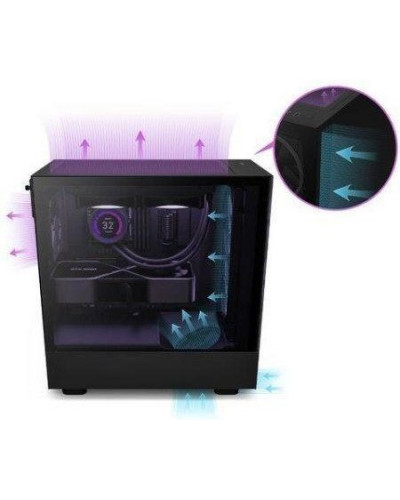 Корпус NZXT H5 Elite Black (CC-H51EB-01)