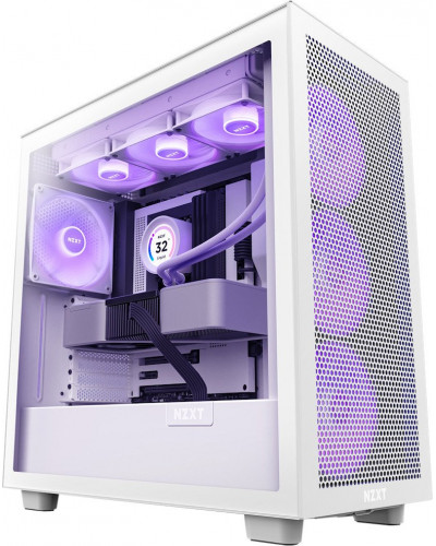 Корпус NZXT H7 Flow RGB White (CM-H71FW-R1)