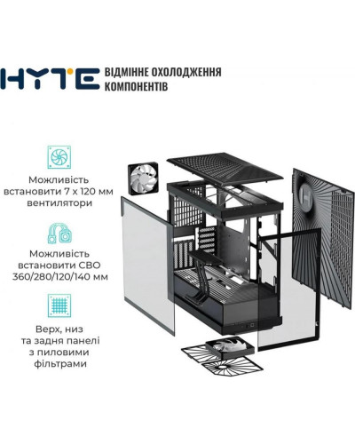 Корпус HYTE Y40 Black (CS-HYTE-Y40-B)