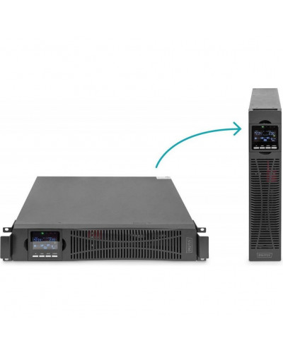 ДБЖ безперервної дії (Online) Digitus OnLine 3000VA/3000W LCD 8xC13 1xC19 RJ45 RS232 USB Rack/Tower (DN-170096)