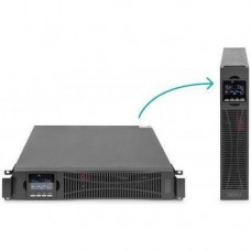 ДБЖ безперервної дії (Online) Digitus OnLine 2000VA/2000W LCD 8xC13 RJ45 RS232 USB Rack/Tower (DN-170095)