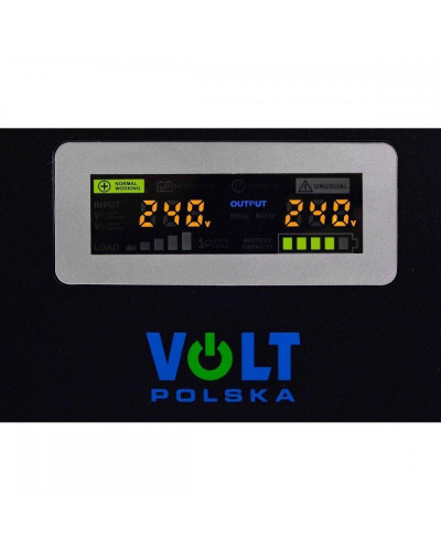 Гібридне ДБЖ/інвертор Volt Polska SINUS PRO 2000 W 24/230V 1400/2000W (3SP200024W)