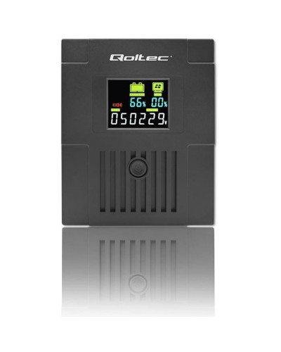 линейно-интерактивное ИБП Qoltec Monolith LCD 2000VA/1200W (53771)