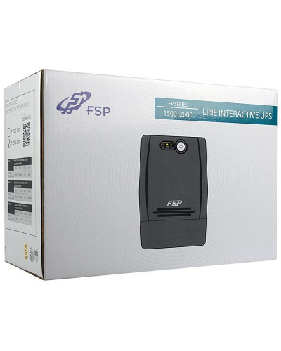 Линейно-интерактивное ИБП FSP FP1500 1500ВА/900Вт Lin-Int Black (PPF9000501)