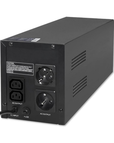 лінійно-інтерактивне ДБЖ Qoltec Monolith 1500VA 900W (53776)