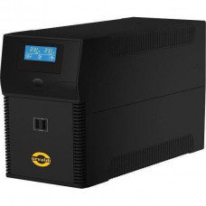 лінійно-інтерактивне ДБЖ ORVALDI I2000LCD USB UPS 2000VA/1200W, 2X 9AH (ID2K0CH)