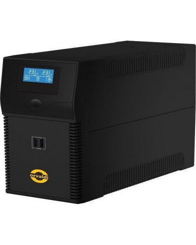 лінійно-інтерактивне ДБЖ ORVALDI I2000LCD USB UPS 2000VA/1200W, 2X 9AH (ID2K0CH)