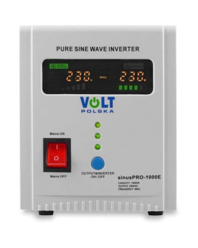 Гибридный ИБП/инвертор Volt Polska SINUS PRO 1000E 12V 220V (3SP091012E)