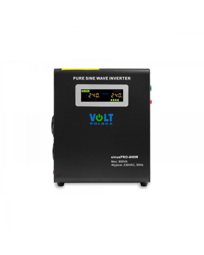 Гібридне ДБЖ/інвертор Volt Polska SINUS PRO 800 W 12/230V 500/800W (3SP098012W)