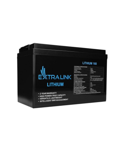 Акумулятор для ДБЖ Extralink LiFePO4 12.8V 160Ah (EX.30462)