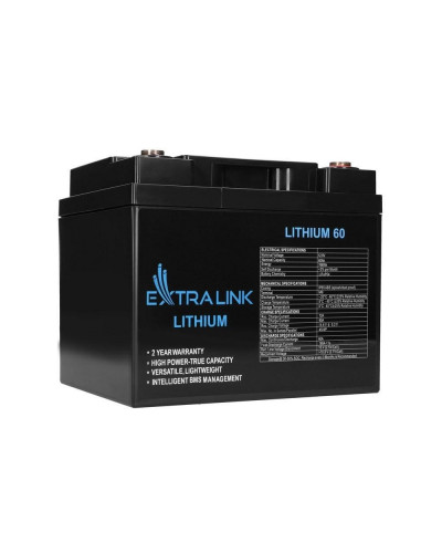 Аккумулятор для ИБП Extralink LiFePO4 12.8V 60Ah (EX.30448)