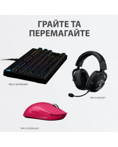 Миша Logitech G Pro X Superlight Wireless Magenta (910-005956)