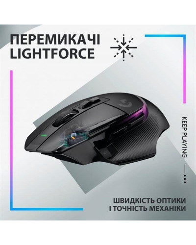 Миша Logitech G502 X PLUS Black (910-006162)