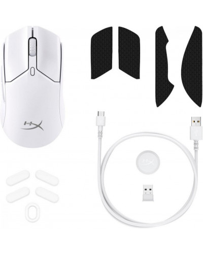 Миша HyperX Pulsefire Haste 2 Mini Wireless white (7D389AA)