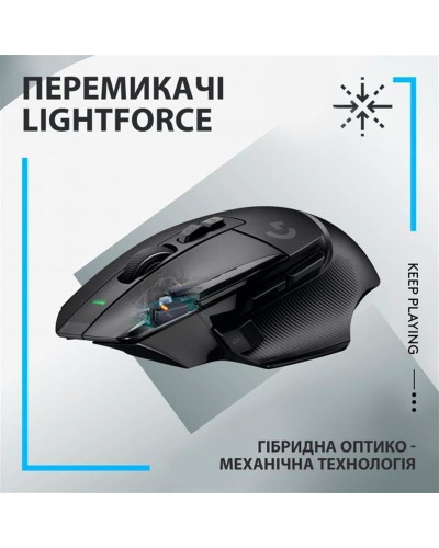 Миша Logitech G502 X Lightspeed Wireless Black (910-006181)