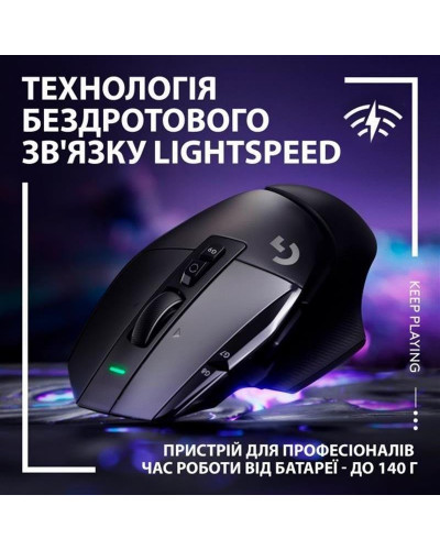 Миша Logitech G502 X Lightspeed Wireless Black (910-006181)