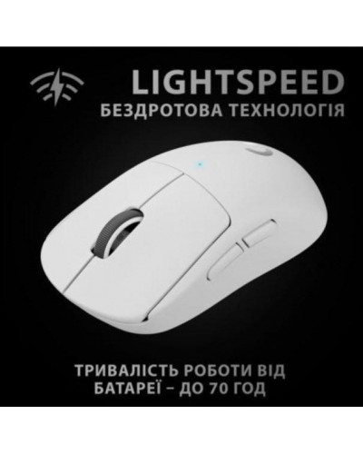 Миша Logitech G Pro X Superlight Wireless White (910-005942)