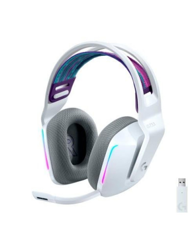 Наушники с микрофоном Logitech G733 LIGHTSPEED Wireless RGB WHITE (981-000883)