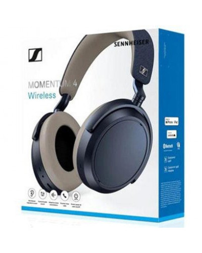 Навушники з мікрофоном Sennheiser MOMENTUM 4 Wireless Denim (700386)