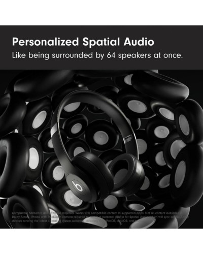 Навушники з мікрофоном Beats by Dr. Dre Solo 4 Matte Black (MUW23)