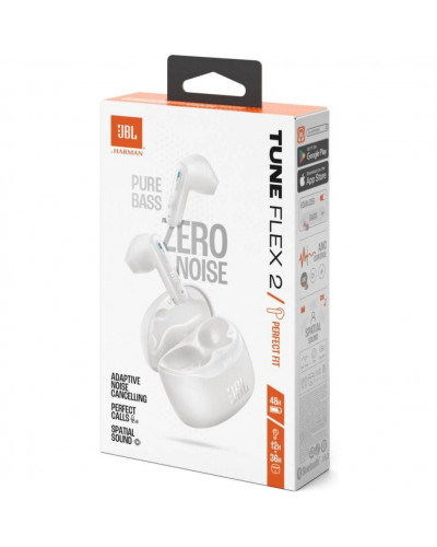 Навушники TWS JBL Tune Flex 2 White (JBLTFLEX2WHT)