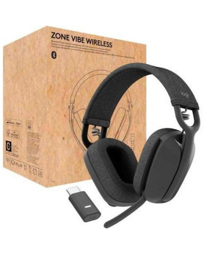 Навушники з мікрофоном Logitech Zone Vibe Wireless Teams version Graphite (981-001157)